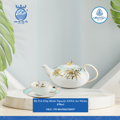 Bộ Trà Elip Anna IFP An Nhiên (Nhiều Size) ML I Sứ