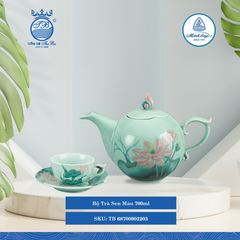 Bộ Trà Sen Màu 700ml ML I Sứ Tea Set TB 68700902203