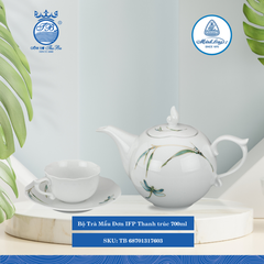 Bộ Trà Mẫu Đơn Thanh Trúc 700ml ML I Sứ Tea Set TB 68701317603