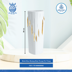 Bình Hoa T.Trí Vàng Cao: 30cm ML I Sứ Bình Hoa Flower Vase TB 693059363