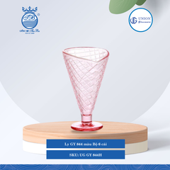Ly Gy 844 Màu (Hồng + Tím + Vàng) Thủy Tinh UG