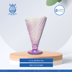 Ly Gy 844 Màu (Hồng + Tím + Vàng) Thủy Tinh UG