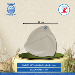 Dĩa Tam Giác DTG 17, DTG 18, DTG 19 Vân Đá Bộ Vân Đá (Nhiều Size) Fataco Nhựa