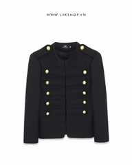 Black Militaty with Gold Button Jacket cs2