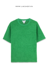 B0ttega Veneta Towelling Green Tshirt  cx2