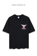 Áo Oversized Dove Bird Fly Black T-shirt  cs5