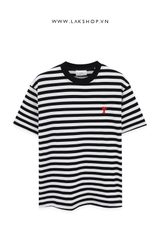 AMl De Coeur Black/White Striped T-shirt