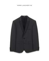 Áo Black Mini Check Two-button Blazer SK65 cs4