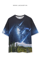 Áo Oversized Meteor Garden Print T-shirt   cs7