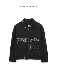 Áo Black Pocket Stud Jacket cs9 cs3