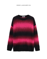 Oversized Black Pink Sweater