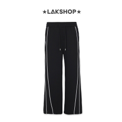 Quần Black Loose with White Trim