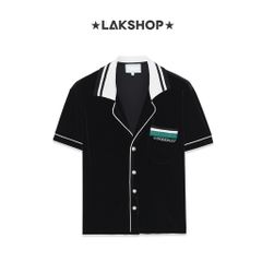 Áo Casa Black Velour (Velvet) Shirt