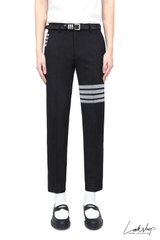 Th0m Br0wne 4-bar Striped Back Trouser