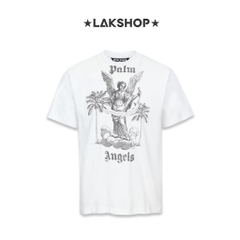 Áo Palm A University Print White T-shirt