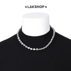 Vòng Cổ Mixed Silver Beaded Necklace