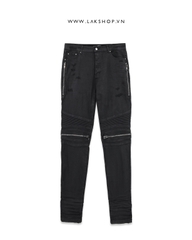 Quần Amj Black MX2 Waxed Biker Jeans  cx3