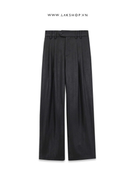 Quần Black Embossed Pattern Trousers