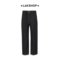 Quần Black Striped Wide Leg Pants