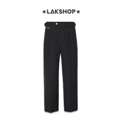 Quần Black Pleated Wide Leg Pants