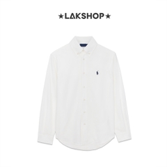 Áo R.L White Long Sleeve Shirts