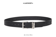 Thắt Lưng Black Cross Monogram Belt (3.8cm)