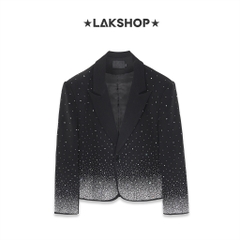 Áo Ombre Bling Bling Black Blazer