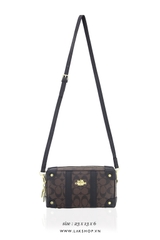 C0ach Monogram Crossbody Signature Bag