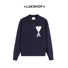 Áo Navy A Big Heart Logo Polo Shirt
