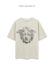 Áo Begie Medusa Face Print T-shirt