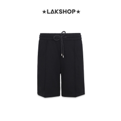 Quần Black Seam Detail Cotton Short