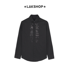 Áo GXG Black Sequin Dress Shirt (Chính Hãng)