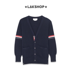 Áo TB Navy RWB Stripe Classic V-neck Cardigan