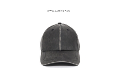 Mũ Washed Leather Baseball Cap