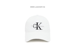 C.K Logo White Baseball Cap