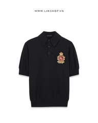 DG Black Gold Logo Polo Knit Shirt