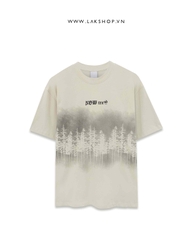 Áo Begie Forest Grapphic Print T-Shirt cx4