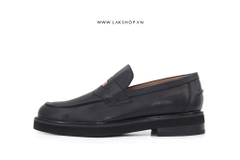 Giày TB Pebbled Leather Penny Loafers in Black css3