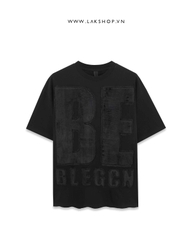 Black B.E Fur Logo T-shirt