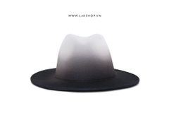 Ombre Fedora White Hat