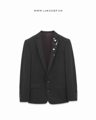 Áo Black Blazer 2 Buttons Crystal Collar cx2