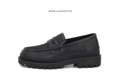 Dj0r Explorer Loafer Black and Black Oblique Jacquard