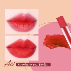 A01 màu Đỏ Nâu - Son Black Rouge Airfit Velvet