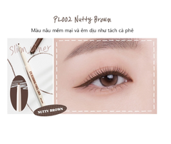 PL002 màu Nâu Đen - Chì Kẻ Mắt Black Rouge Eye Designing Pencil Liner