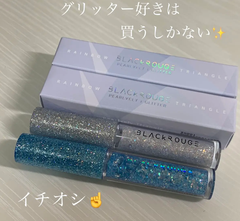 NHŨ MẮT BLACK ROUGE PEARLVELY I GLITTER TRIANGLE GT02