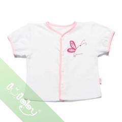 AN Lullaby 3-6M cài giữa trắng viền