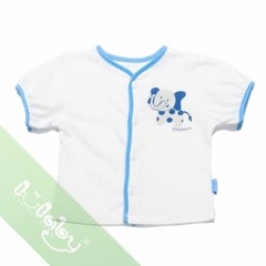 AN Lullaby 3-6M cài giữa trắng viền