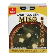 Canh rong biển Miso ASUZAC ( 4.0g x 10 gói) SKK