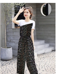 Sét Áo Và Quần Bi Hoa Cati