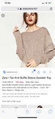 Áo dệt kim dài tay Zara